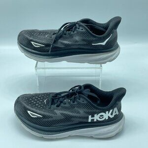 Hoka Clifton 9 Women’s Running Shoes - Black & White - Size 7.5 Wide